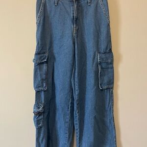 Blue Cargo Jeans